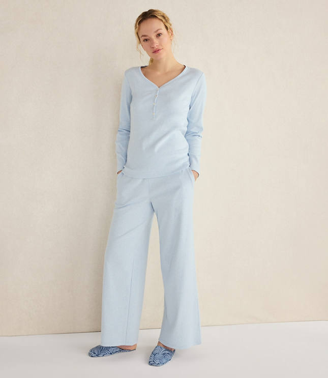 Haven Well Within Organic Cotton Rib Knit Henley