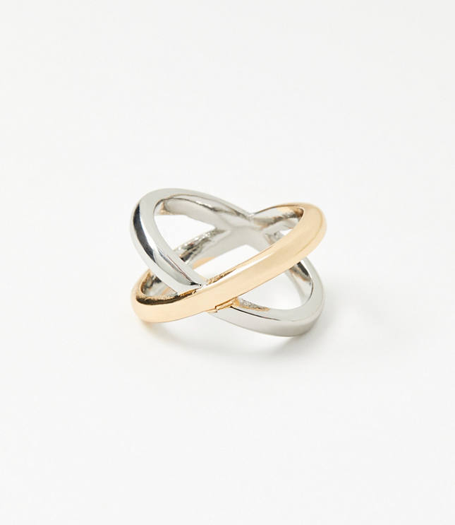 Loft Mixed Metal X Ring