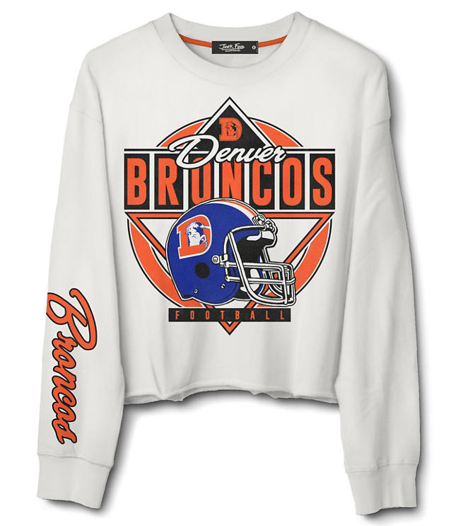 Junk Food Denver Broncos Helmet Crop Fleece