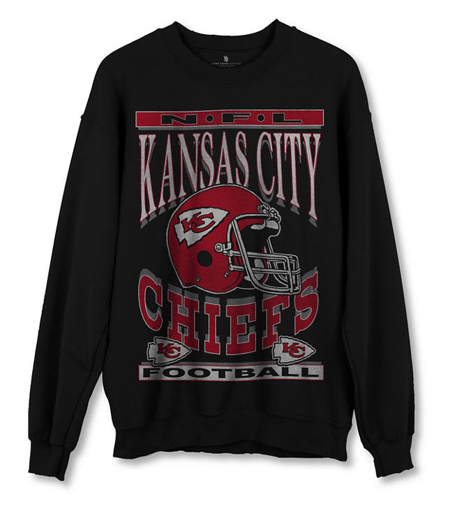 Junk Food Kansas City Chiefs Backfield Crew Fleece