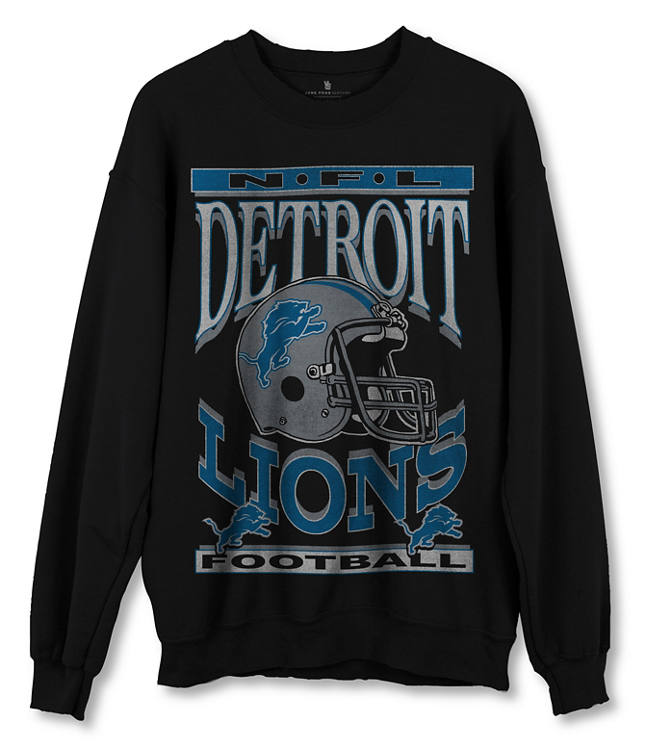 Junk Food Detroit Lions Backfield Crew Fleece