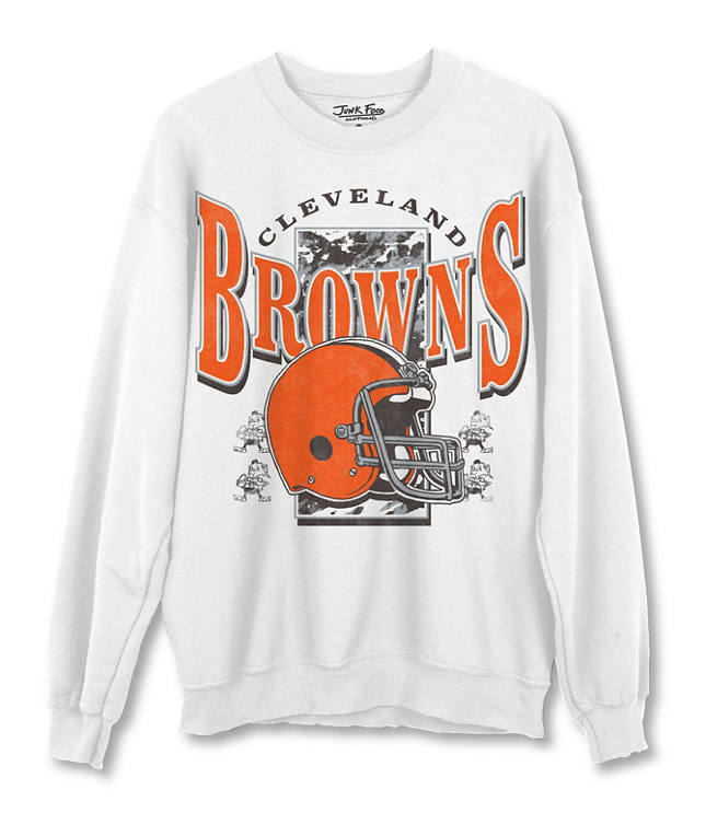 Junk Food Cleveland Browns Crew Fleece