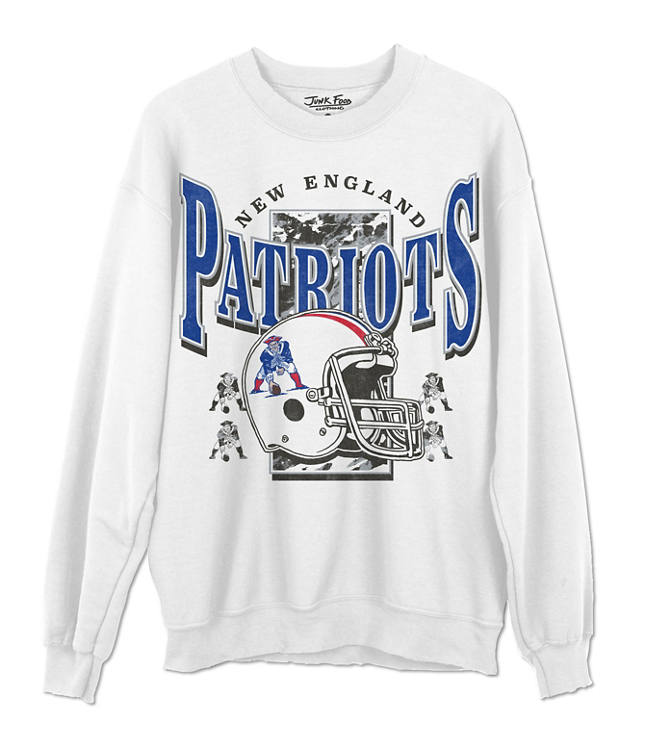 Junk Food New England Patriots Crew Fleece