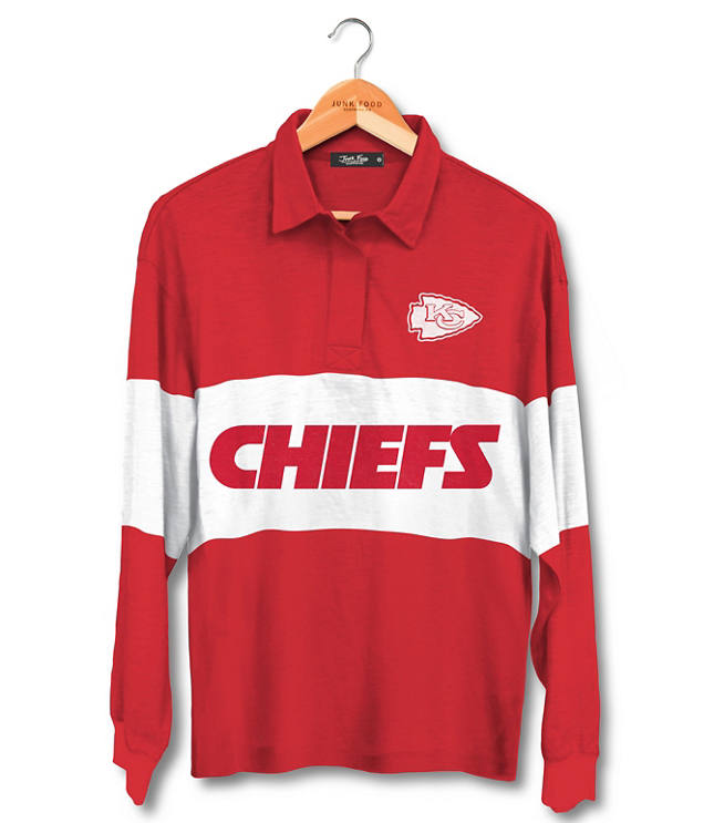 Junk Food Kansas City Chiefs Rugby Long Sleeve