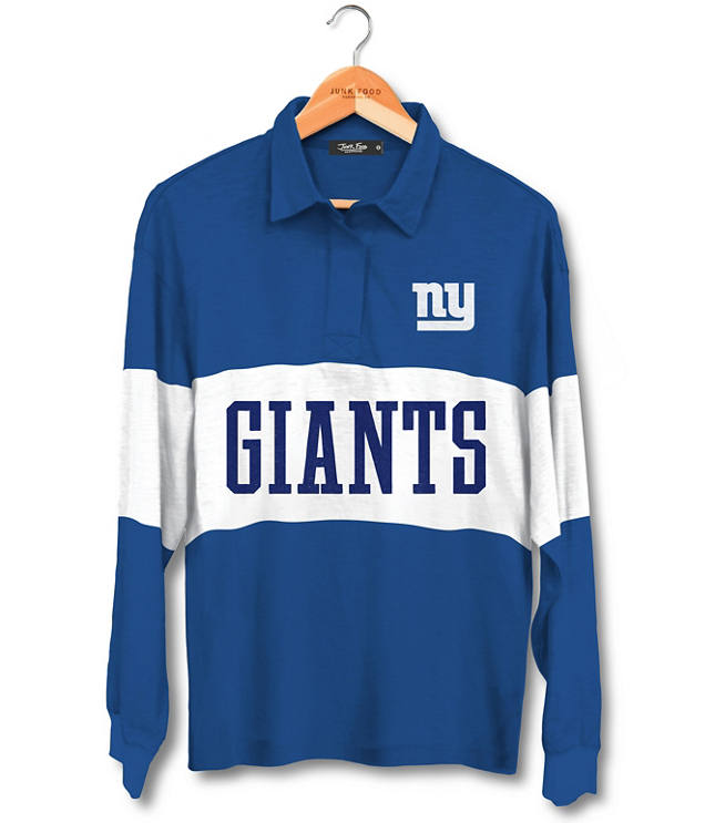 Junk Food New York Giants Rugby Long Sleeve