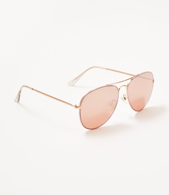 pink rimmed sunglasses