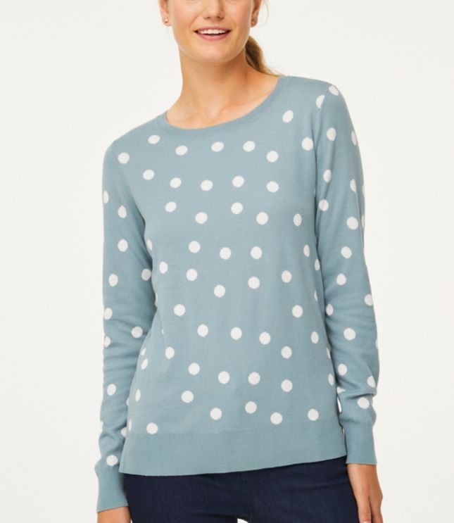 polka dot sweater