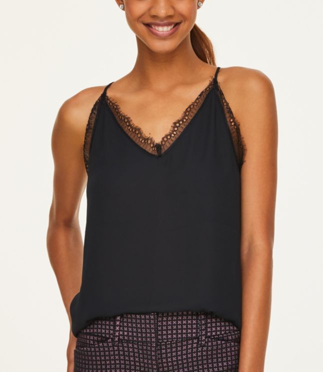 lace v neck cami