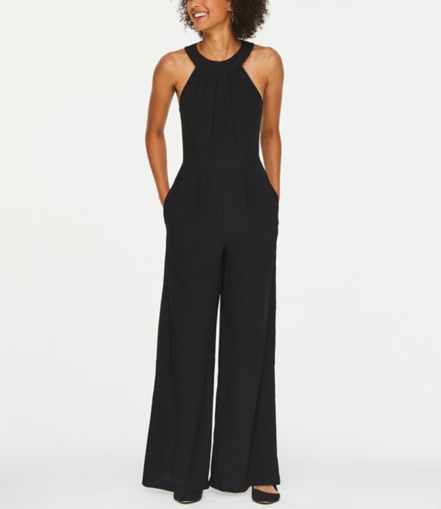 loft outlet black jumpsuit