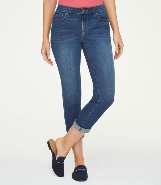 loft modern crop jeans