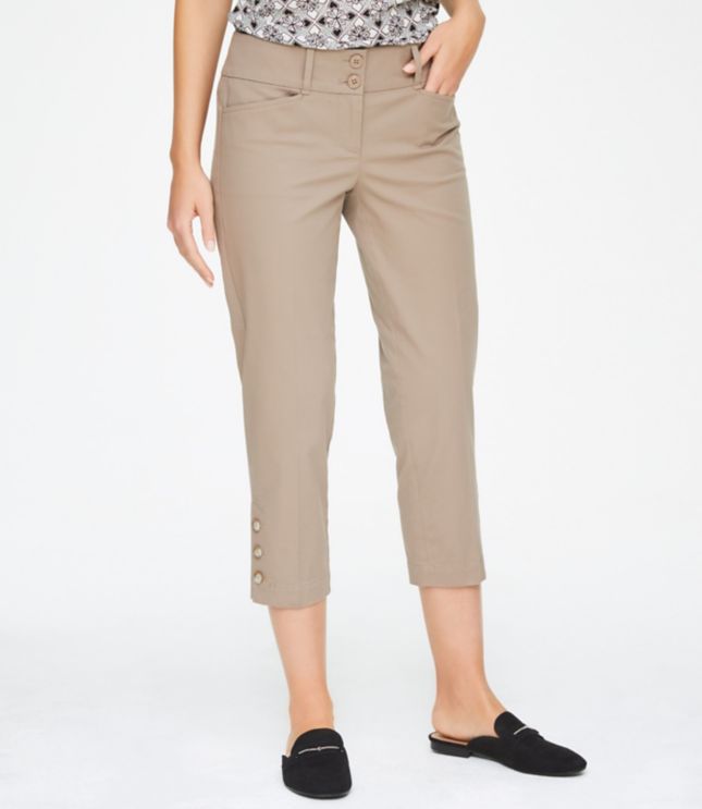 loft curvy crop pants