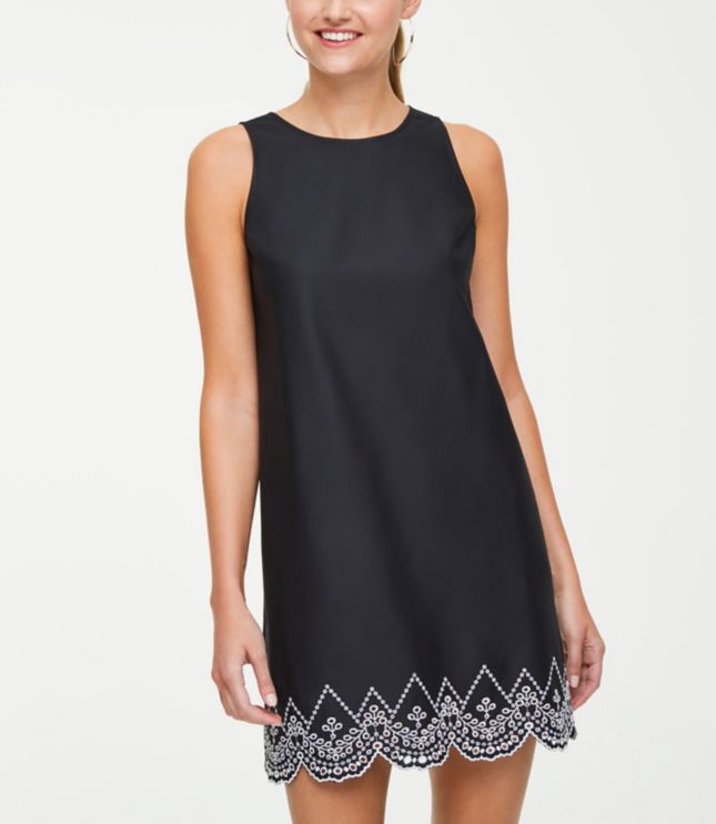loft outlet black dress