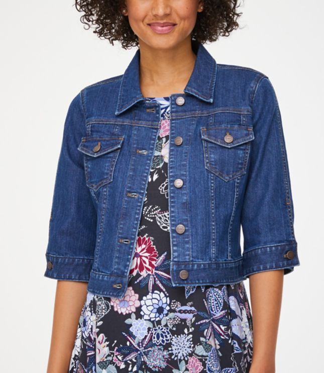 ann taylor jean jacket