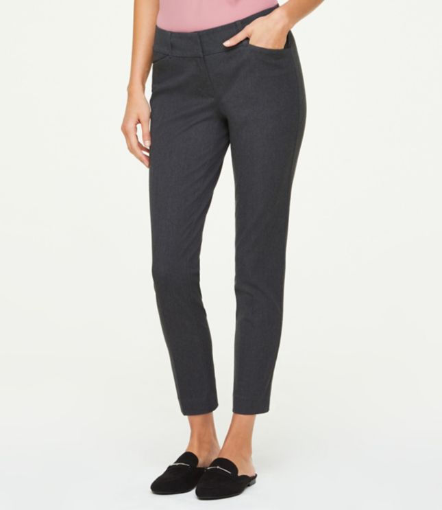 stretch ankle pants