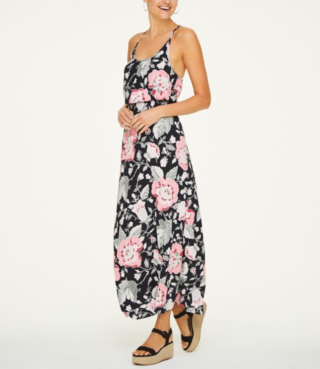 loft floral maxi dress