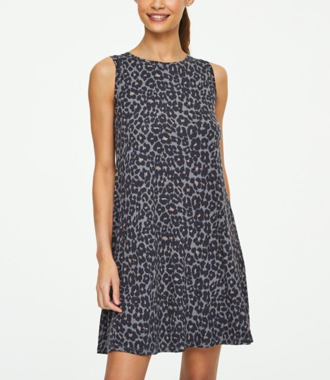 cheetah swing dress