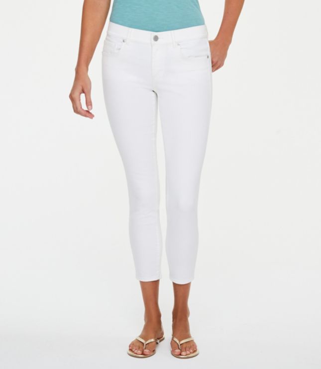 womens white skinny ankle jeans