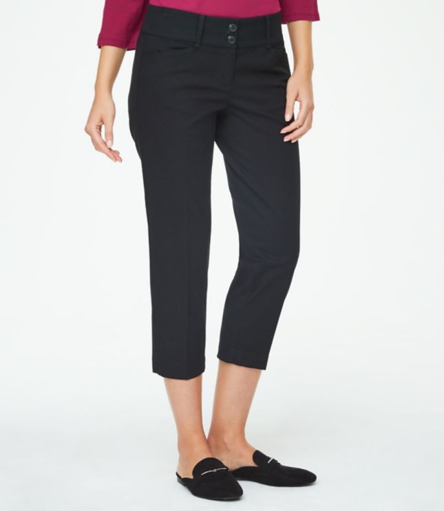 loft curvy crop pants