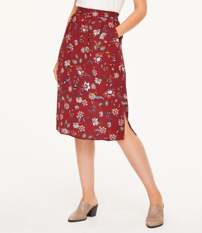 loft pull on maxi skirt