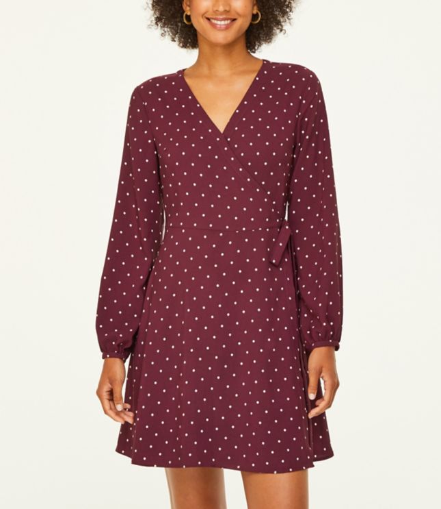 the loft wrap dress