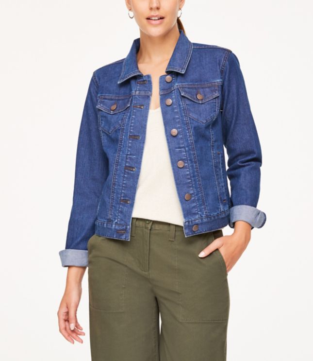 ann taylor denim jacket