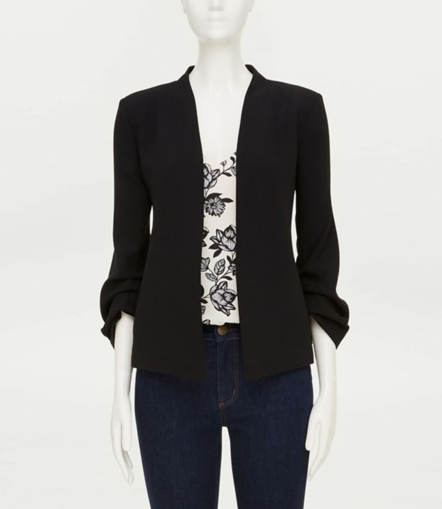 Image of Loft Collarless Blazer