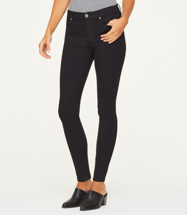 black denim leggings