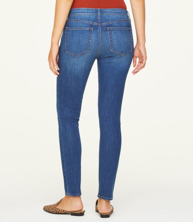 loft curvy skinny jeans