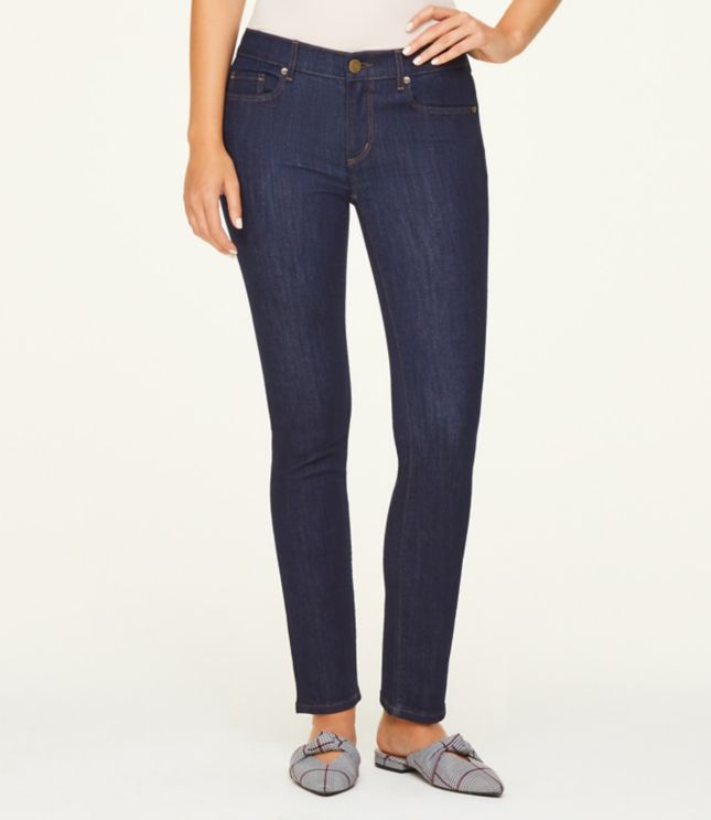 loft curvy skinny jeans