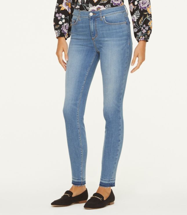 released hem skinny jeans