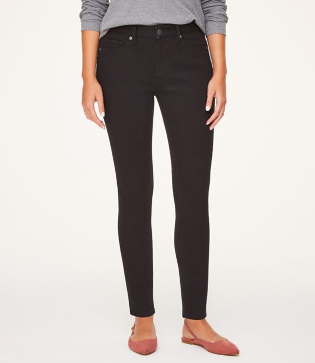 black petite skinny jeans