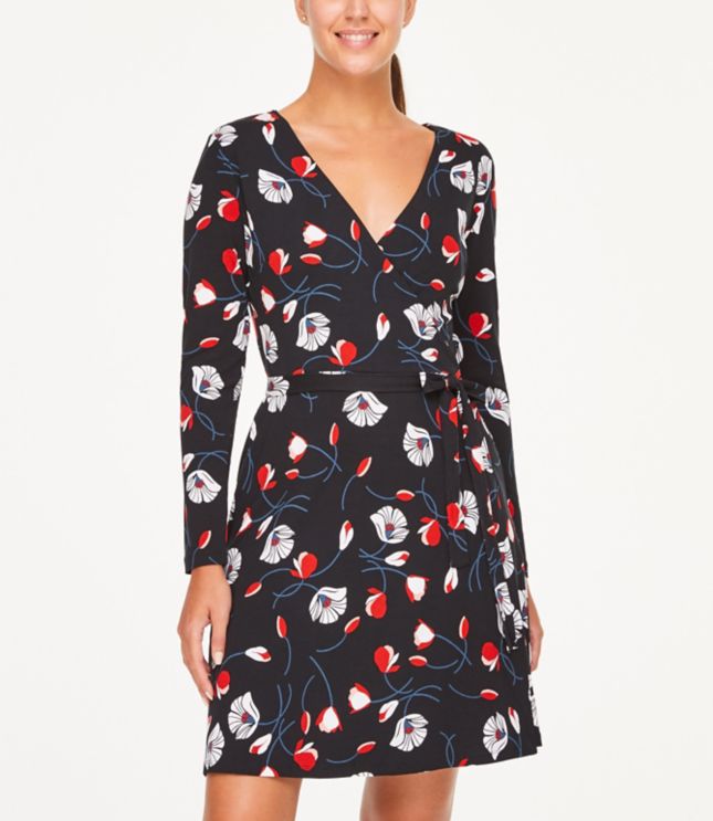 the loft wrap dress