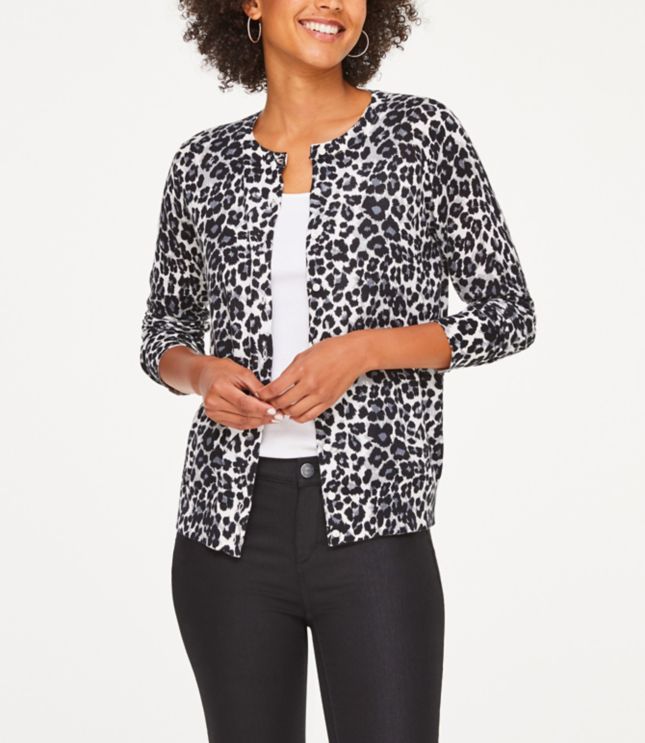 loft leopard sweater