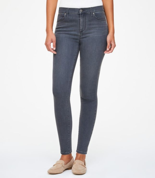 grey denim leggings