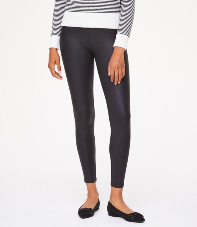 ann taylor faux leather pants