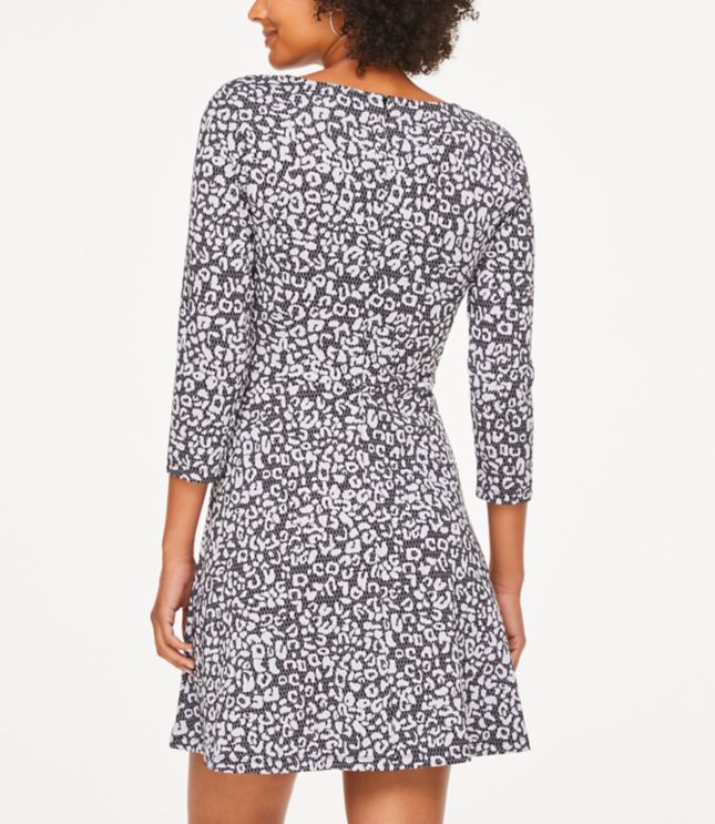 ann taylor loft leopard dress