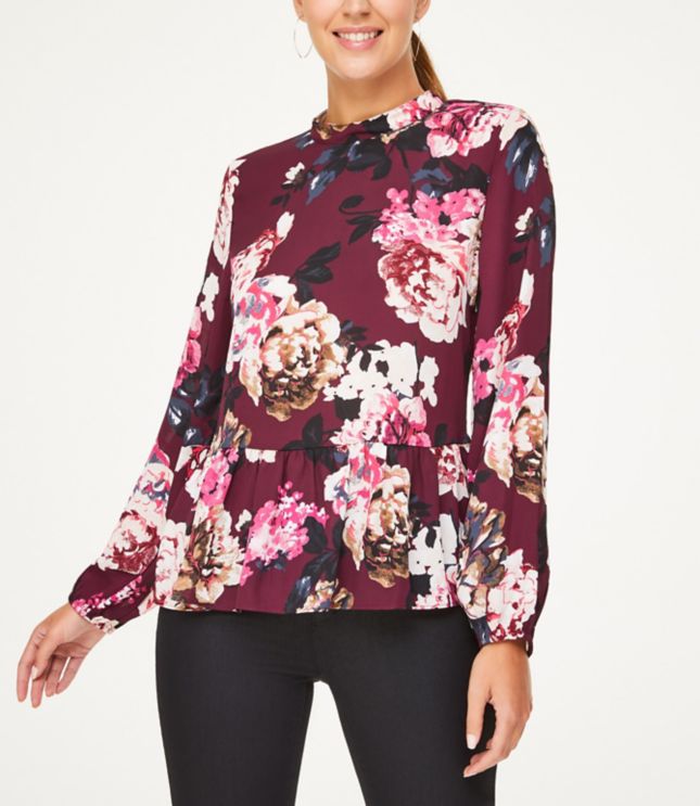 loft peplum top