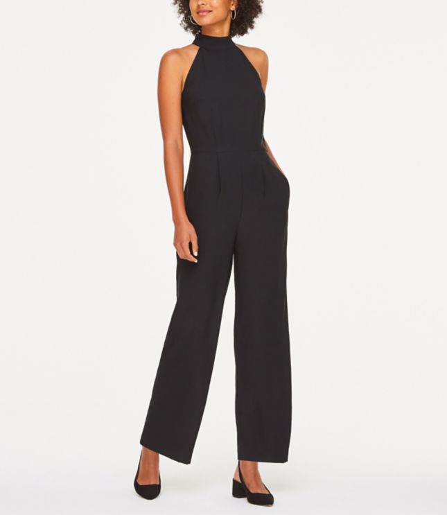 loft outlet black jumpsuit