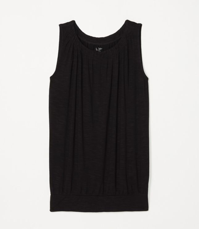 banded bottom tank tops