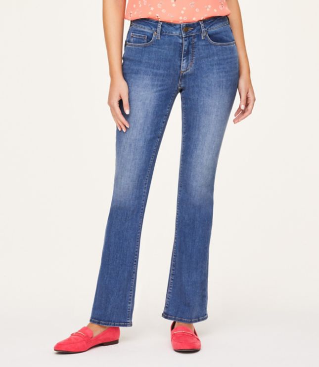 ann taylor loft curvy bootcut jeans