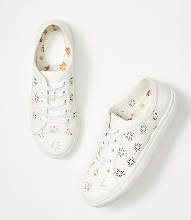 perforated comfort sneaker