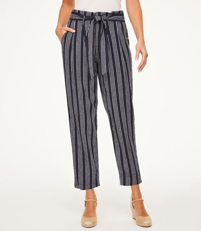 petite striped pants