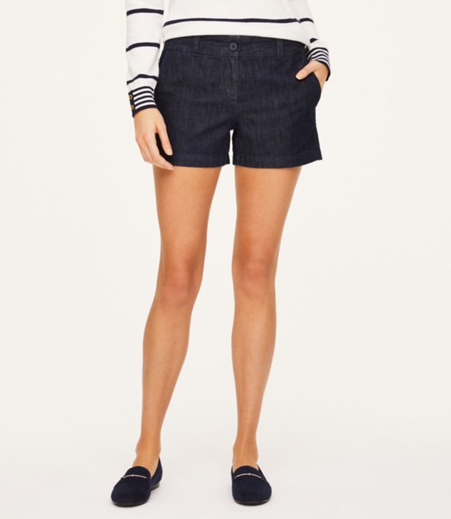 loft denim shorts