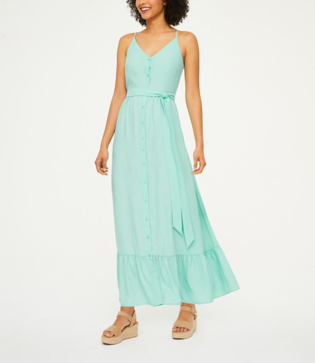 strappy maxi dress