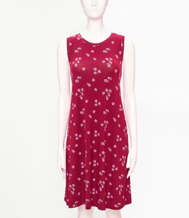 loft red floral dress