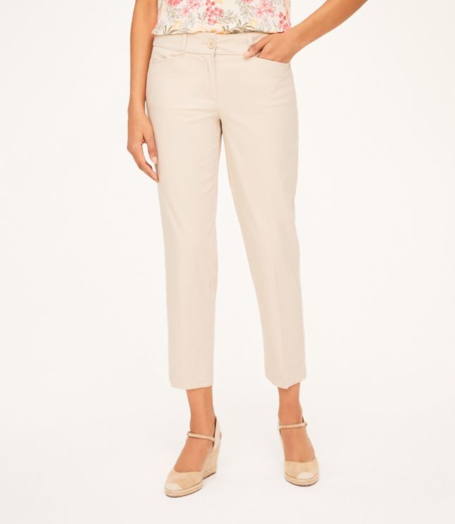 loft curvy crop pants