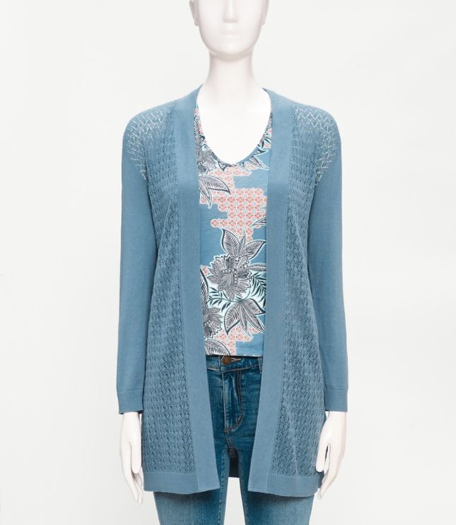 pointelle brand cardigan