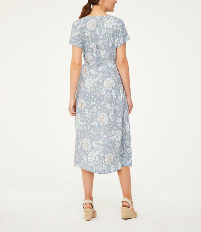 floral button dress