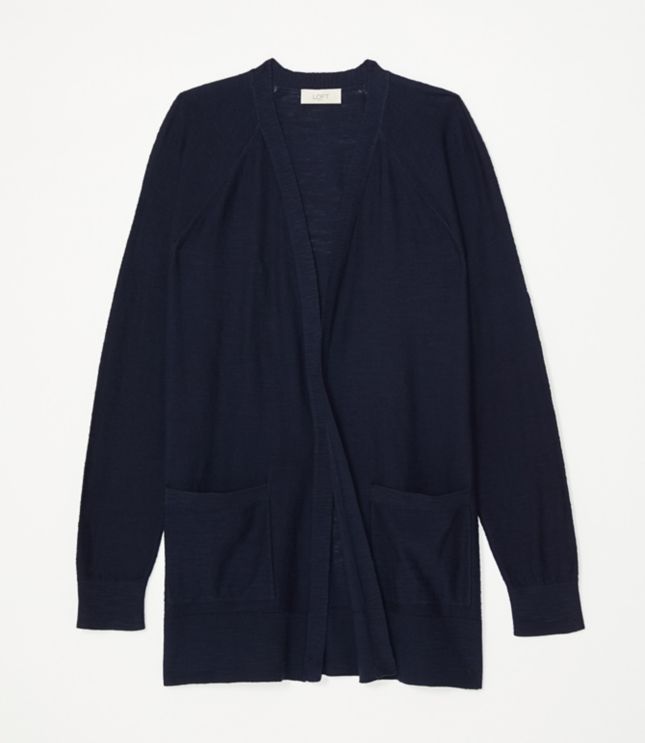 sheer open cardigan