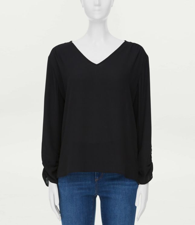 Image of Loft Cinched Blouse
